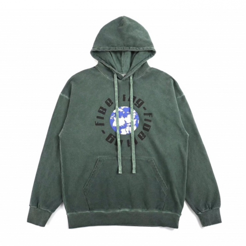 フィアオブゴッドメンズオーバーサイズコットンフーディa0044グリーン