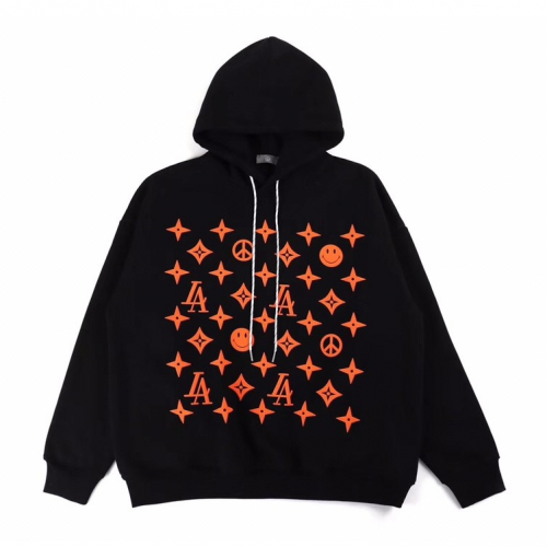 ルイヴィトンメンズコットンフーディu01374ブラック