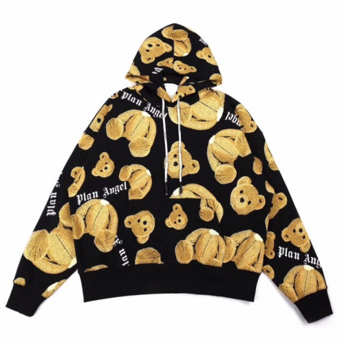 パームエンジェルスメンズオーバーサイズコットンフーディm0053ブラック