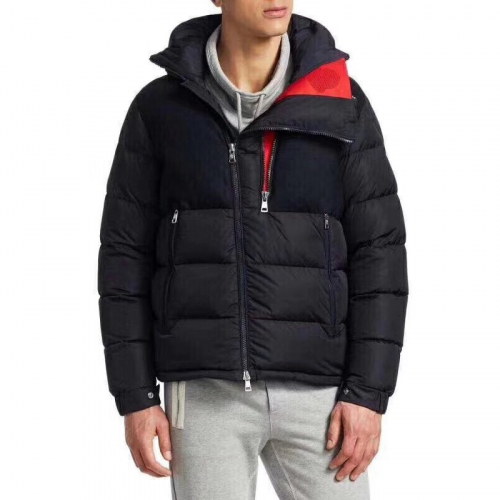 モンクレールメンズパッチモダンダックダウンパディングc01086ブラック