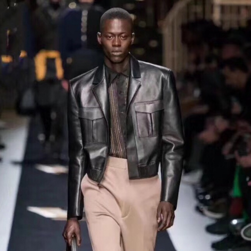 ェンディメンズカジュアルレザージャケットn0404ブラック