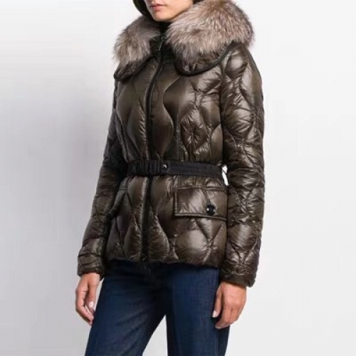 モンクレールメンズパッチモダンダウンパディングc01094ブラウン