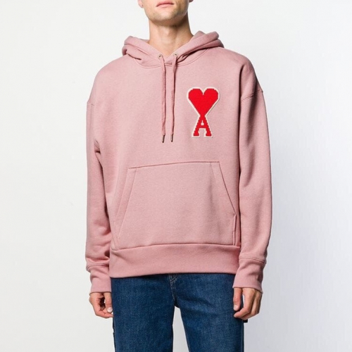 アミメンズコットンフーディ0010ピンク