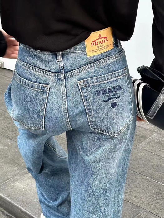 プラダレディースクラシックジーンズa0814ブルー