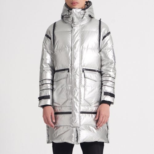 シェラックメンズパッチモダンダックダウンパディングe02