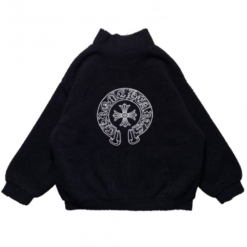 クロムハーツメンズフランネルジャケットr0062ブラック