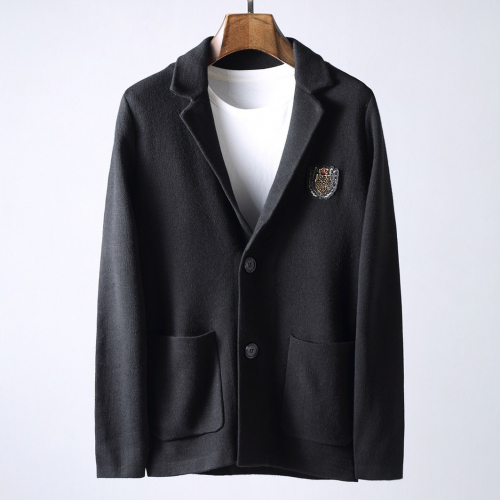 グッチメンズカジュアルニットスーツジャケットc01643ブラック