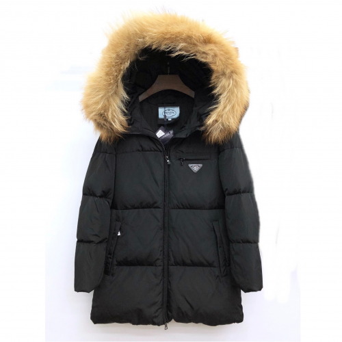 プラダレディースカジュアルダックダウンパディングa0831ブラック