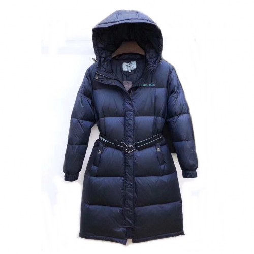 プラダレディースカジュアルダウンパディングa0835ブルー