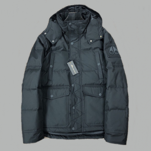 ムースナックルズメンズダックダウンジャケットo0074ブラック