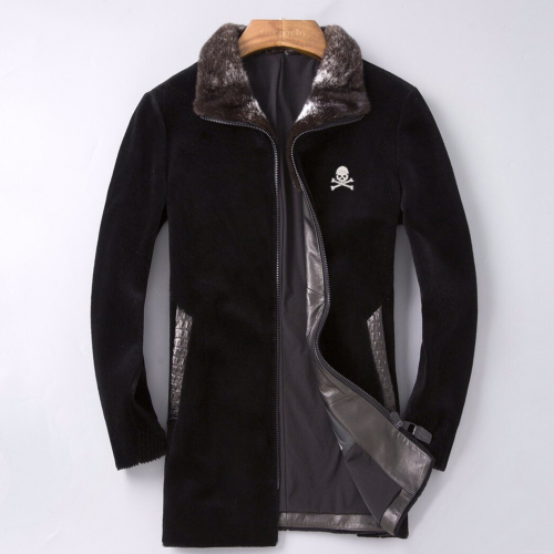 アルマーニメンズビジネスレザージャケットm0417ブラック