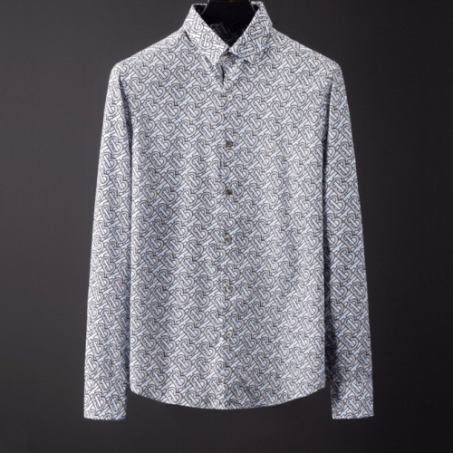 バーバリーメンズヴィンテージコットンシャツr01481グレー