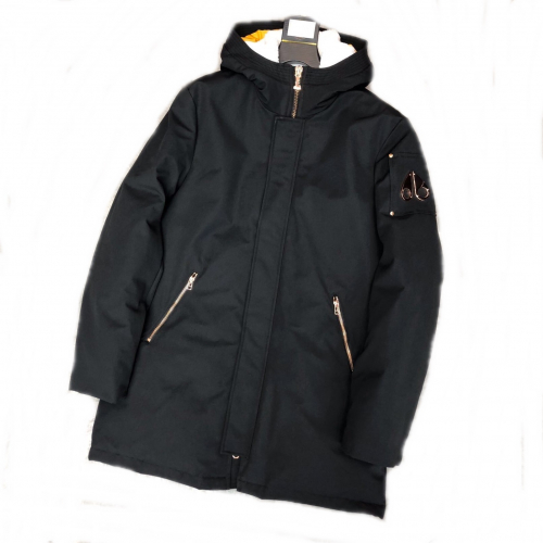 ムースナックルズメンズダックダウンジャケットo0075.ブラック