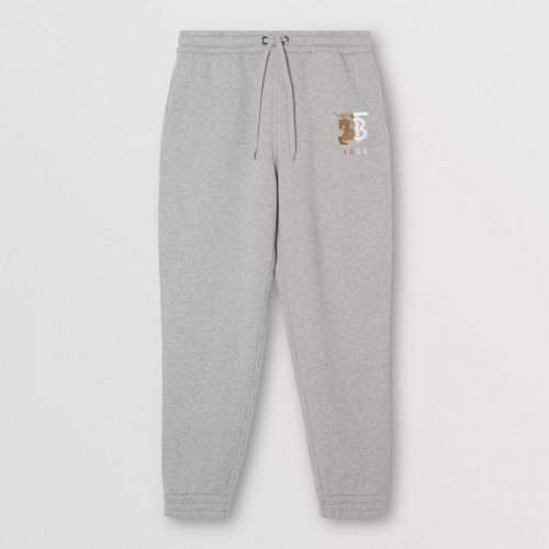 バーバリーメンズコットントレーニングパンツr01485.グレー