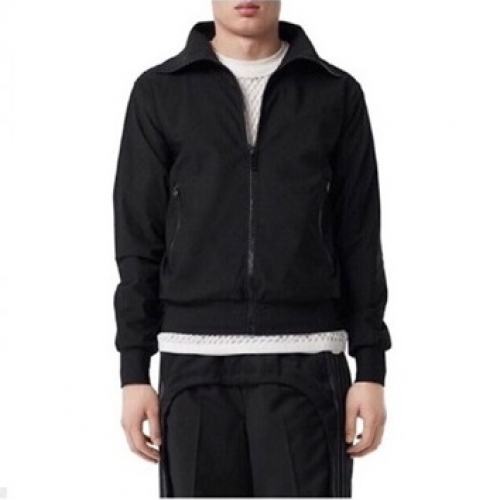 -バーバリーメンズカジュアルジップアップジャケットr01496.ブラック