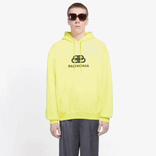 バレンシアガメンズオーバーサイズコットンフーディl0359