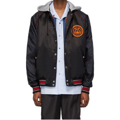 グッチメンズカジュアルダウンジャケットc01692ブラック