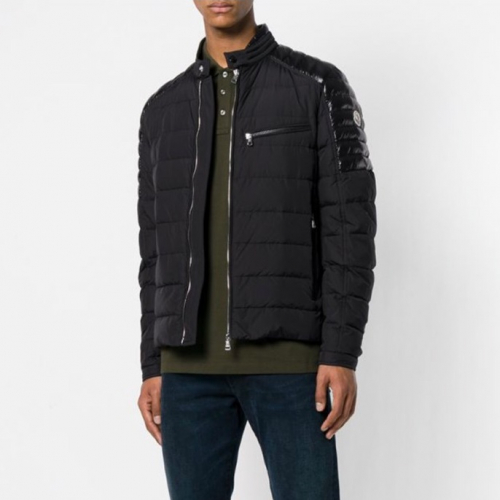 モンクレールメンズパッチモダンダウンパディングc01150ブラック