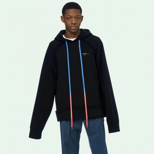 オフホワイトメンズオーバーサイズフーディf0229ブラック