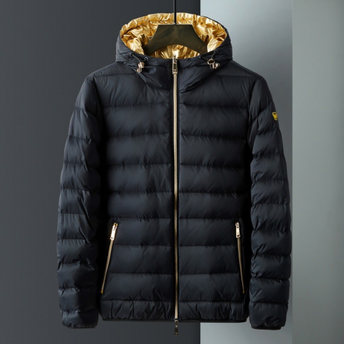 アルマーニメンズグースダウン両面パディングm0442ブラック