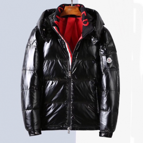モンクレールメンズパッチモダンダックダウンパディングc01157ブラック