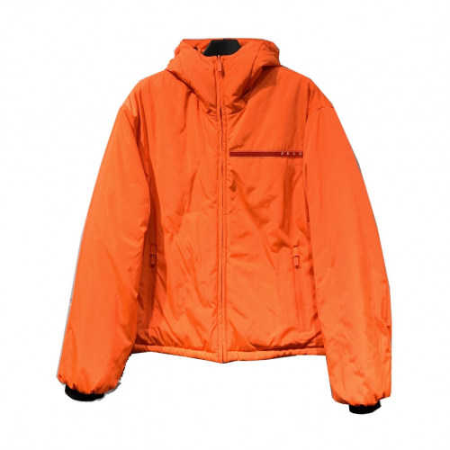 プラダメンズカジュアルダウンジャケットa0843オレンジ