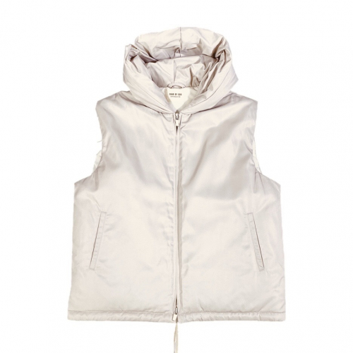 フィアオブゴッドメンズトレンディカジュアルダウンベストa0051ベージュ