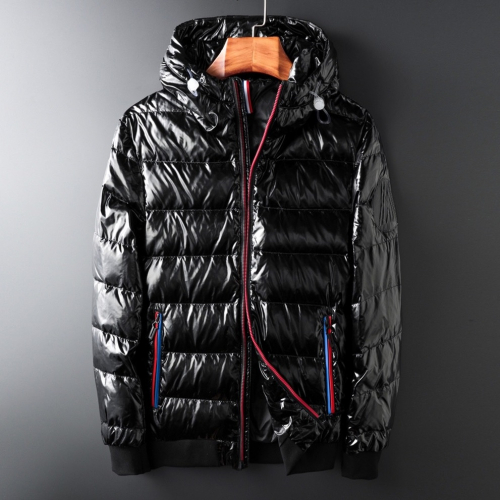 モンクレールメンズパッチモダンダックダウンパディングc01161ブラック