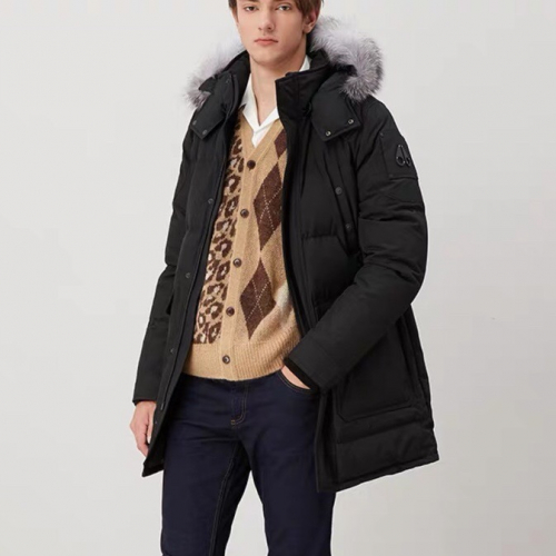 ムースナックルズメンズダックダウンパディングo0079ブラック