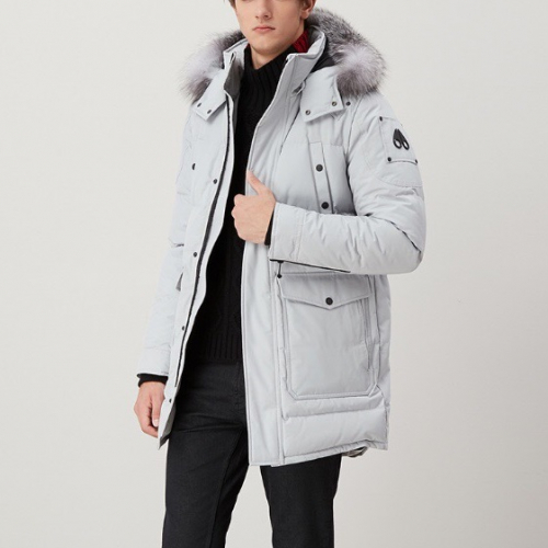 ムースナックルズメンズダックダウンパディングo0080グレー