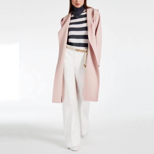 マックスマーラレディースビジネスカシミヤコートx0037ピンク