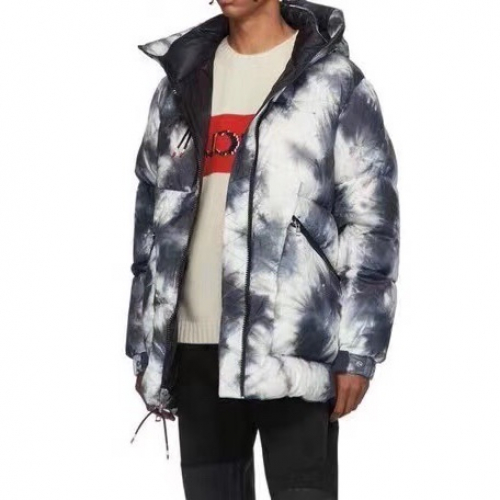 モンクレールメンズパッチモダンダックダウンパディングc01198ブルー