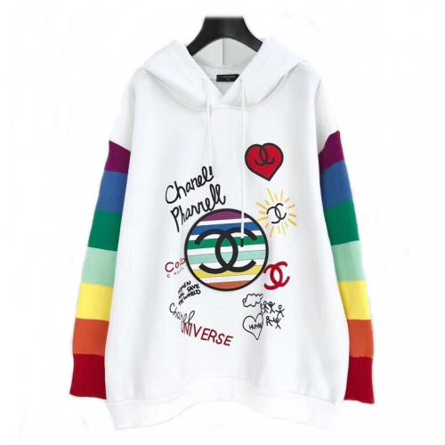 シャネルメンズオーバーサイズコットン起毛フーディa0493ホワイト