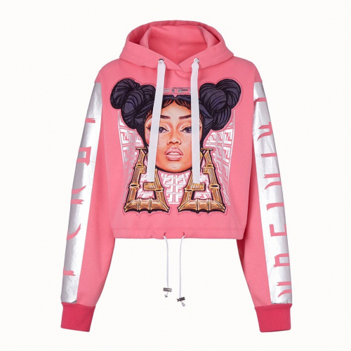 ェンディレディースコットンフーディn0461ピンク