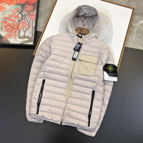 ストーンアイランドメンズカジュアルダックダウンパディングo0079.グレー