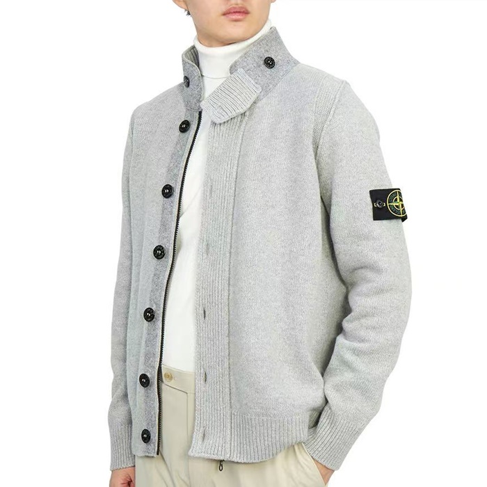 -ストーンアイランドメンズジップアップカーディガンo0091.