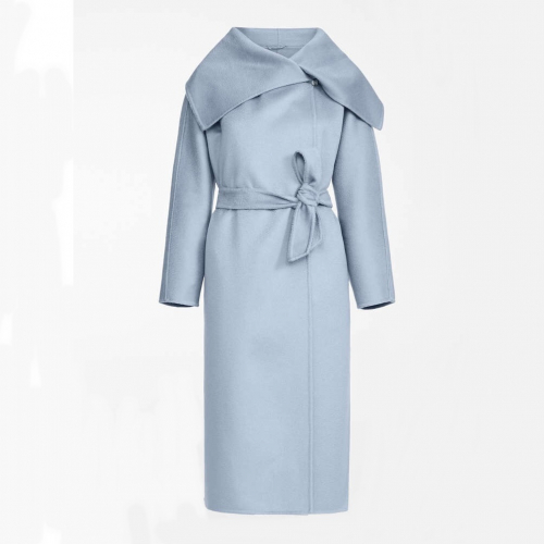 マックスマーラレディースビジネスカシミヤコートx0038ブルー