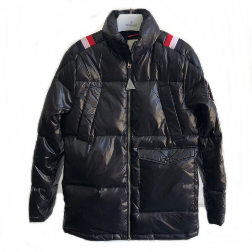 モンクレールメンズパッチモダンダックダウンパディングc01215ブラック