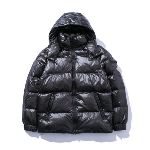 モンクレールメンズパッチモダンダックダウンパディングc01221.ブラック
