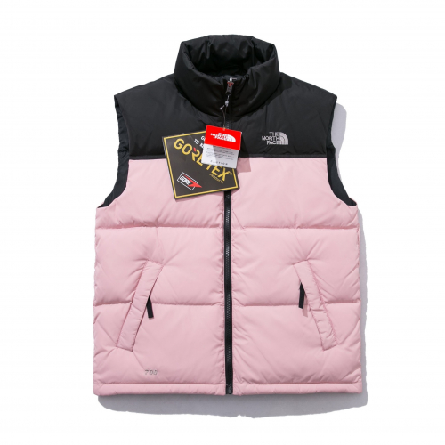 ザノースフェイスメンズダウンパディングベストr0099ピンク