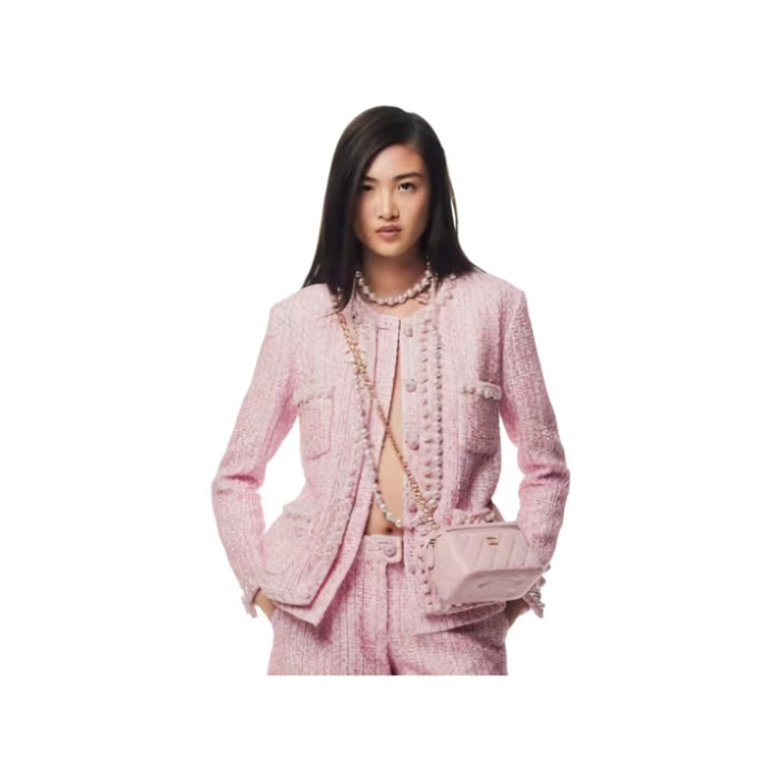 シャネルレディースツイードジャケットa0500