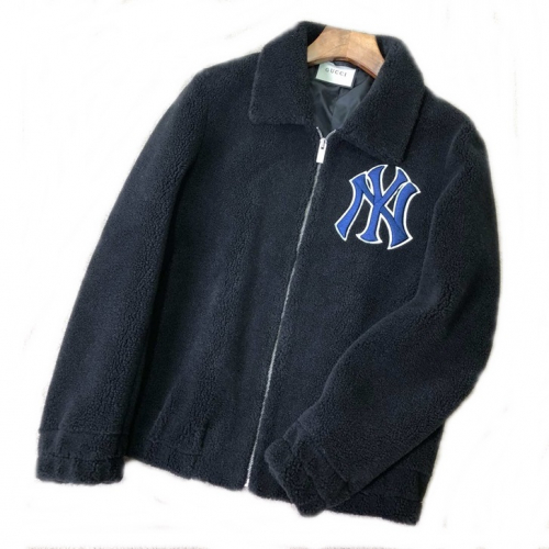 グッチメンズカジュアルフランネルジャケットc01830.ブラック