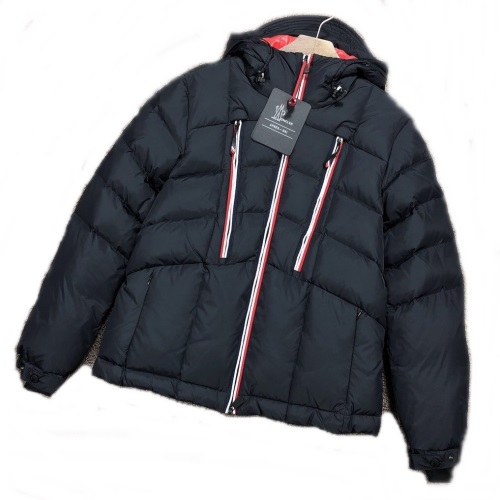 モンクレールメンズパッチモダンダックダウンパディングc01232ブラック