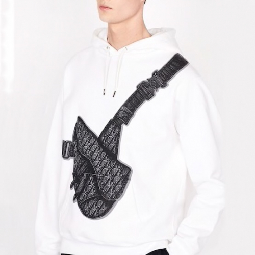 ディオールメンズカジュアルコットンフーディo0448ホワイト