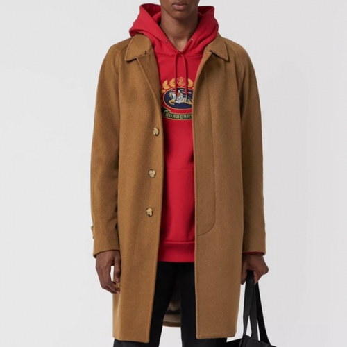 バーバリーレディースヴィンテージカシミヤコートr01675.2(キャメル/ネイビー)