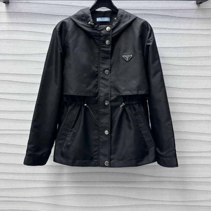 プラダレディースブラックジャケットc0866