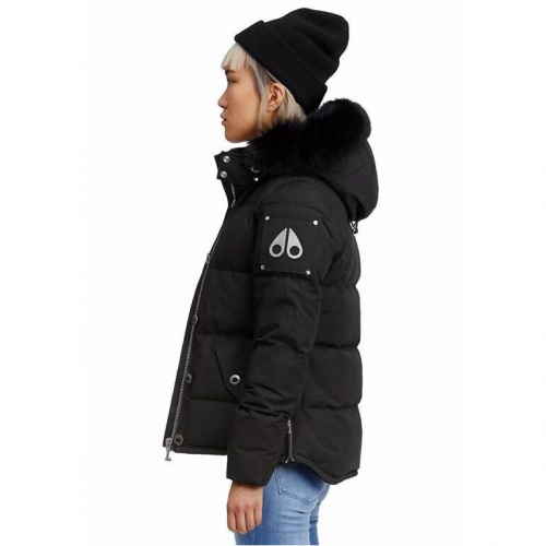 ムースナックルズレディースダックダウンパディングo0088ブラック