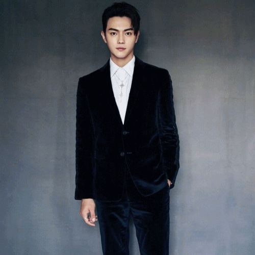 ェンディメンズトレンディベルベットスーツジャケット&パンツn0481.ブラック