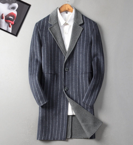 クラシックアルマーニメンズビジネスウールスーツジャケットm0482ブルー