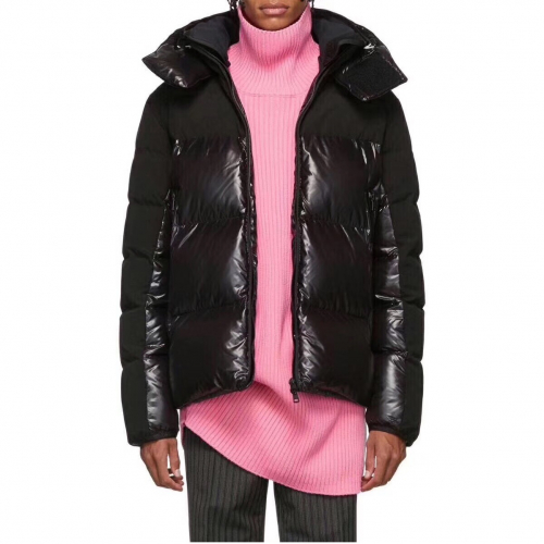 モンクレールメンズパッチモダンダックダウンパディングc01269ブラック